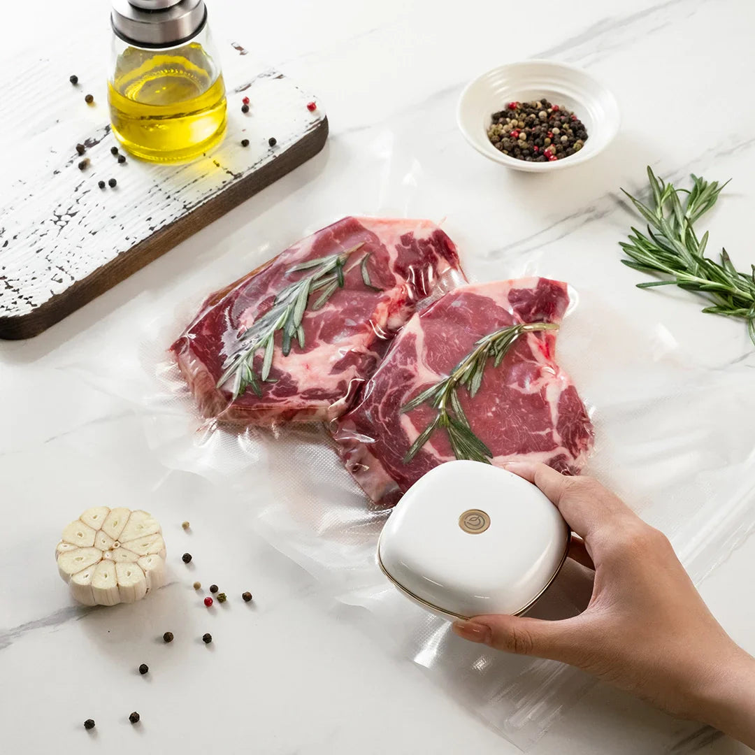 ChefGlory™ SealPro Appareil de Mise Sous Vide Compact, 30 Sacs Sous Vide Inclus